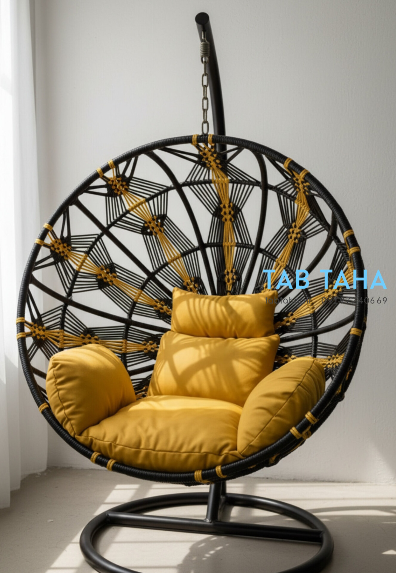 خرید تاب ریلکسی مدل خورشیدی - تاب طاها | مدرن